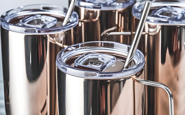 Complete handmade copper kitchen collection arranged on a counter